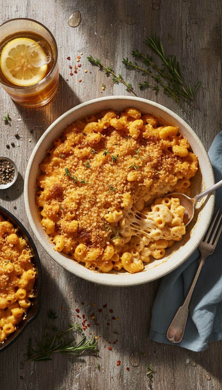 Mac and Cheese Comfort Food Dinner