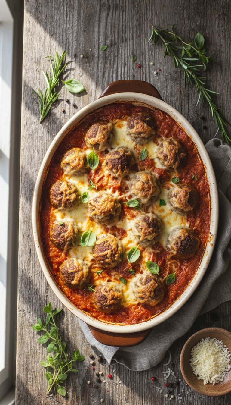 30 Casserole Recipes Your Family Will Actually Request 91 Meatball Marinara Casserole Dinner