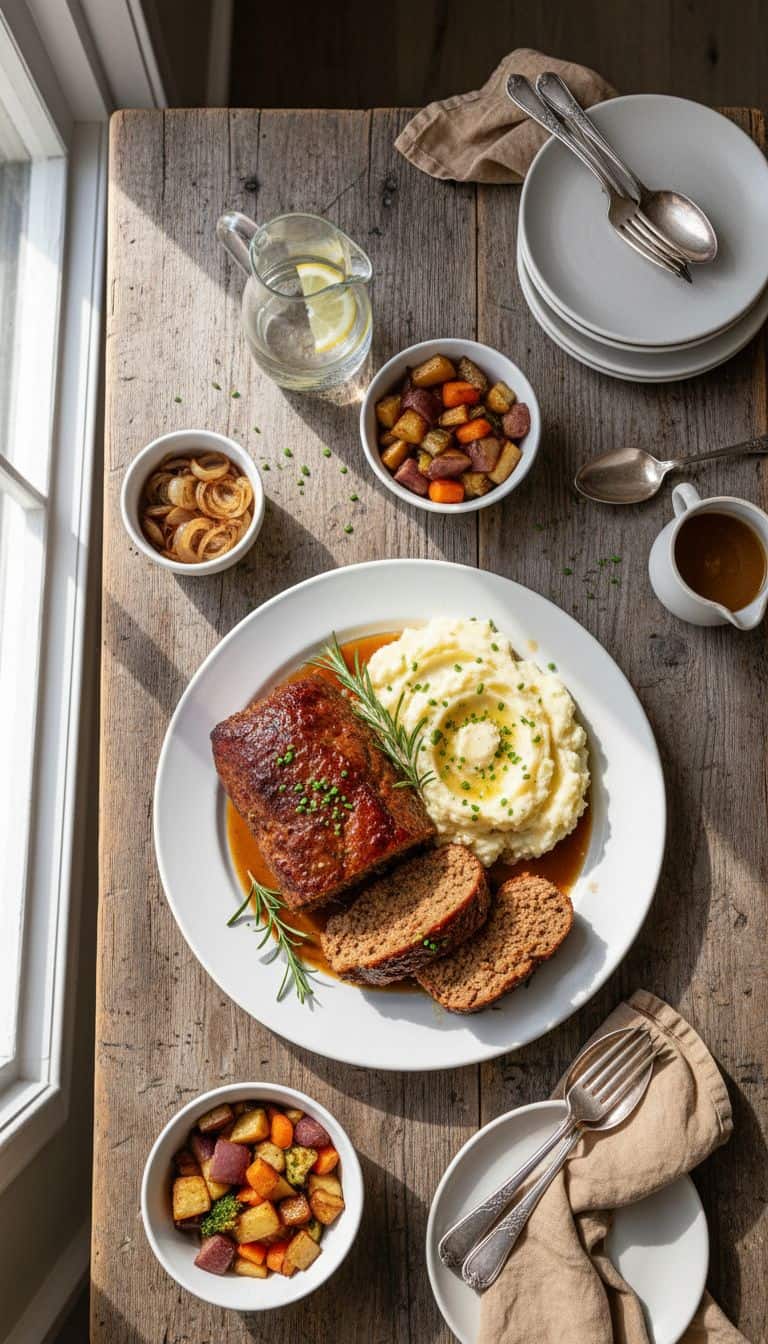 30 Budget-Friendly Family Dinners Under $10 83 Meatloaf and Mashed Potatoes Family Dinner