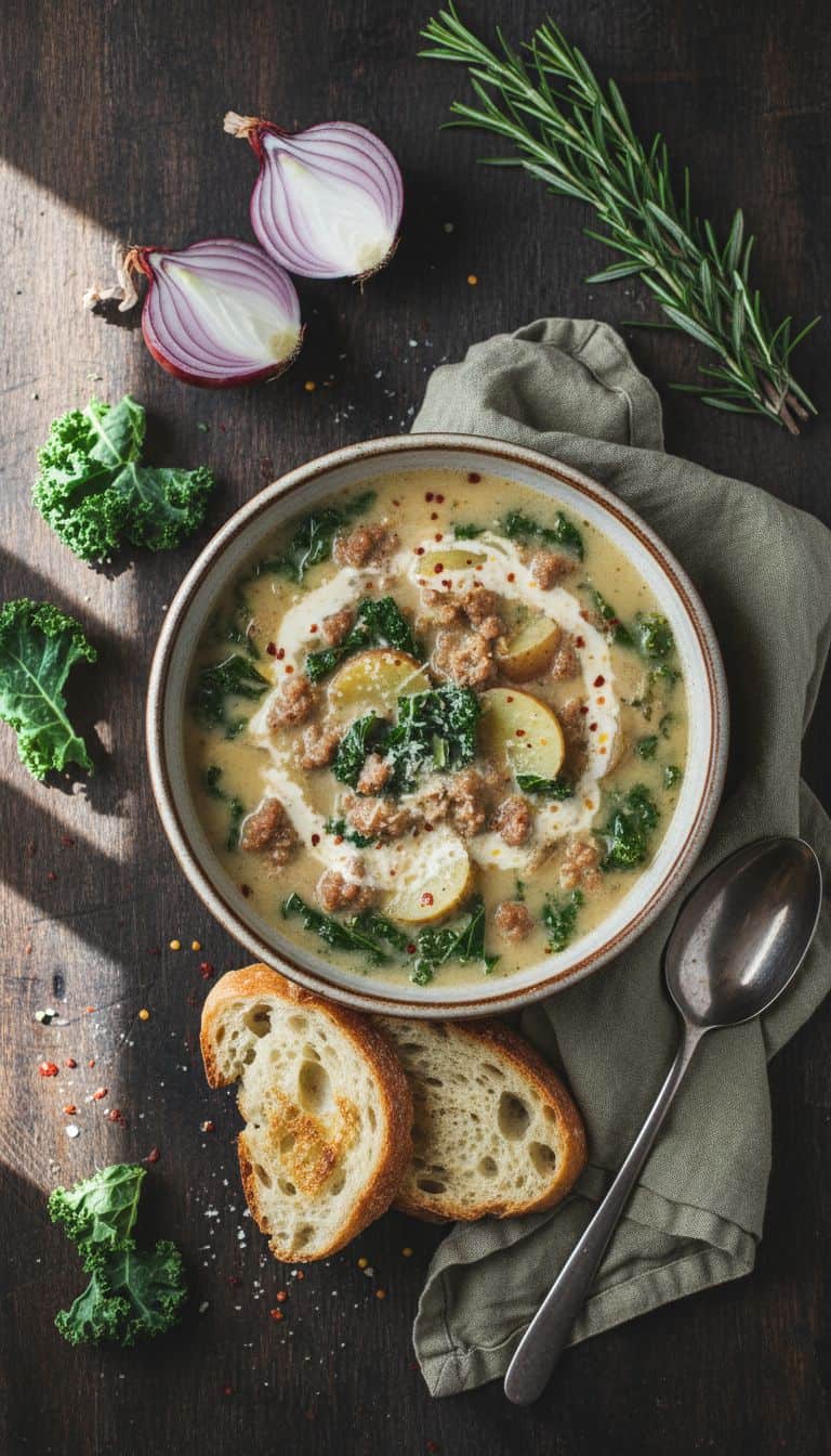 25 Copycat Restaurant Soup Recipes to Make at Home 53 Olive Garden Zuppa Toscana Soup Recipe