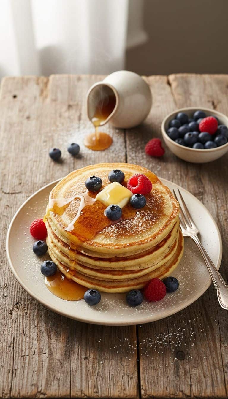 25 Warm Breakfast Ideas for Cold Mornings 54 Pancakes Warm Breakfast Stack