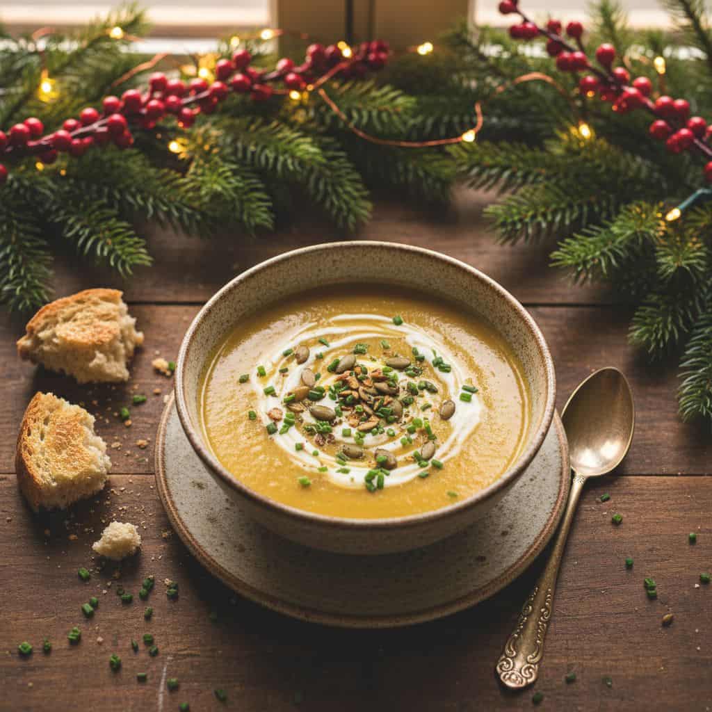 Parsnip Honey Ginger Soup