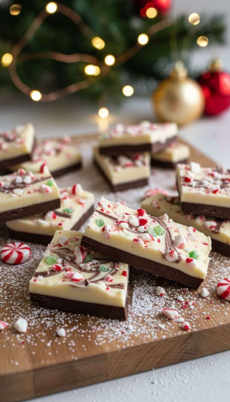 Peppermint Bark Bites