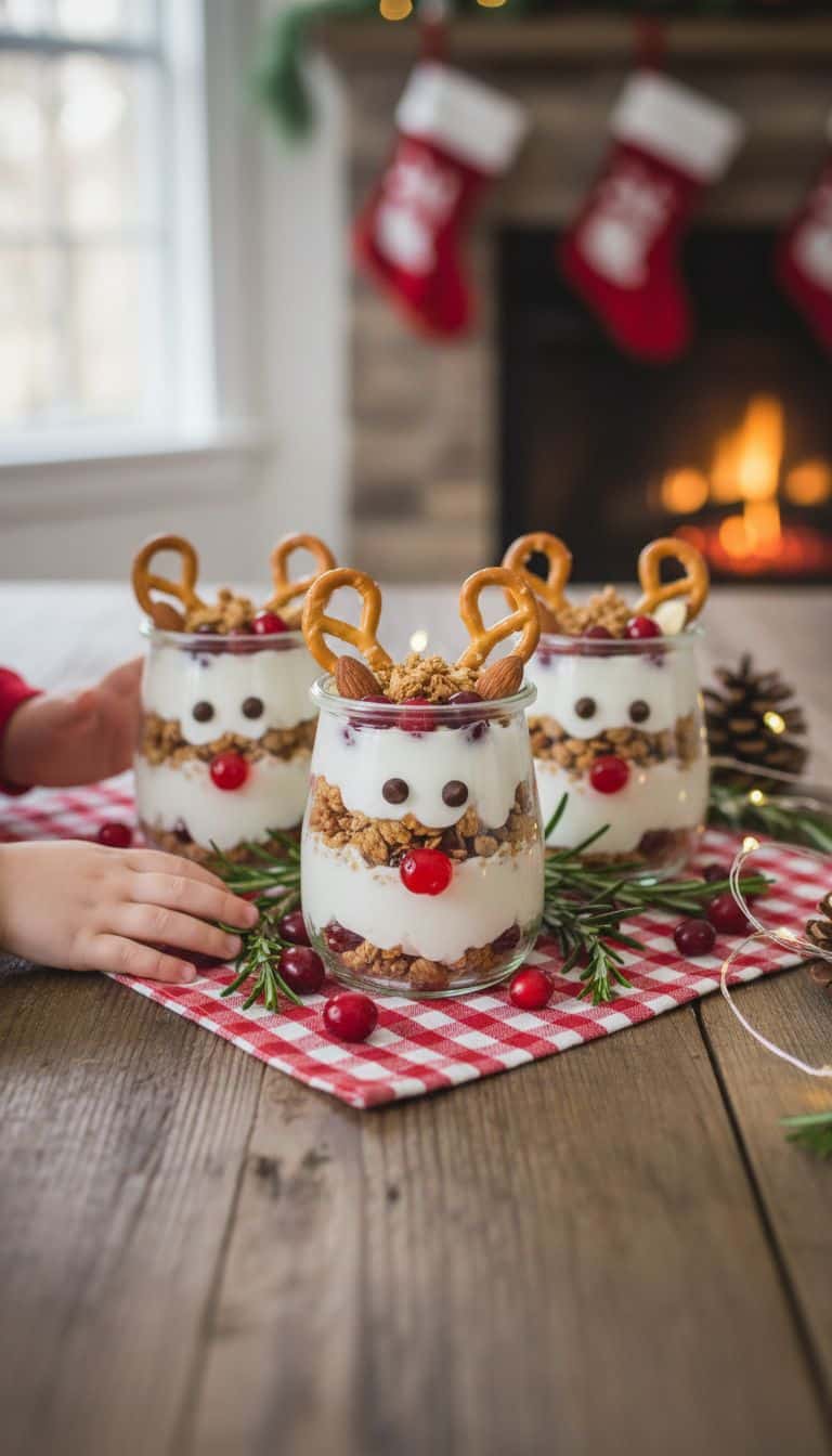 Reindeer Yogurt Parfaits
