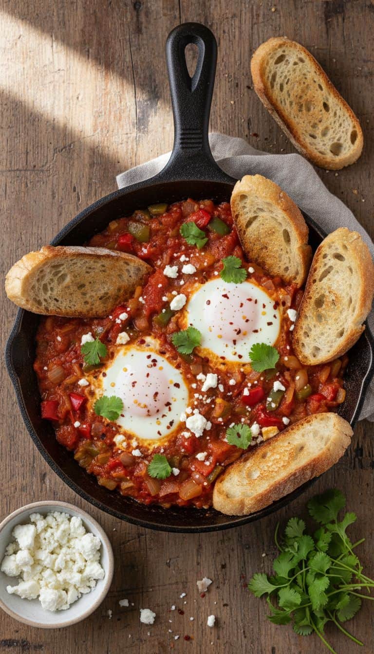 25 Warm Breakfast Ideas for Cold Mornings 65 Shakshuka Warm Breakfast Skillet