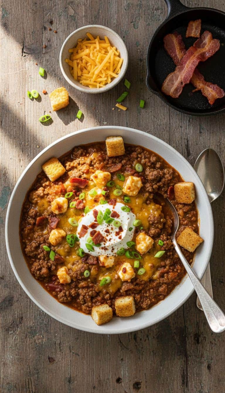 25 Slow Cooker Chili Recipes for Game Day 67 Slow Cooker Bacon Cheeseburger Chili