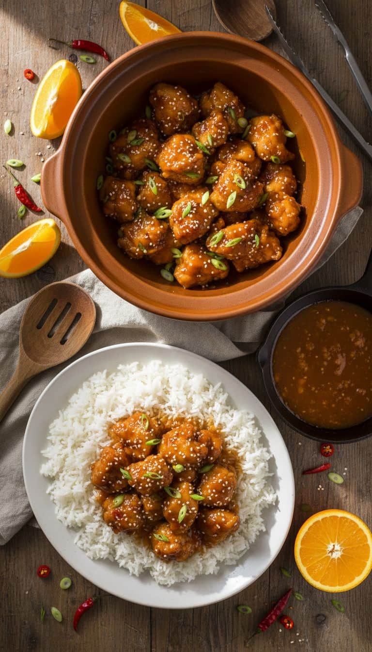 30 Slow Cooker Dump Dinners (5 Ingredients or Less) 76 Slow Cooker Dump Orange Chicken Dinner