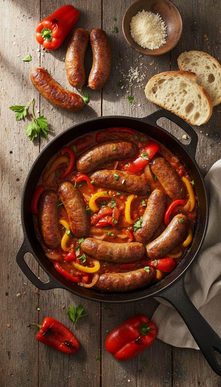 30 Slow Cooker Dump Dinners (5 Ingredients or Less) 61 Slow Cooker Dump Sausage and Peppers