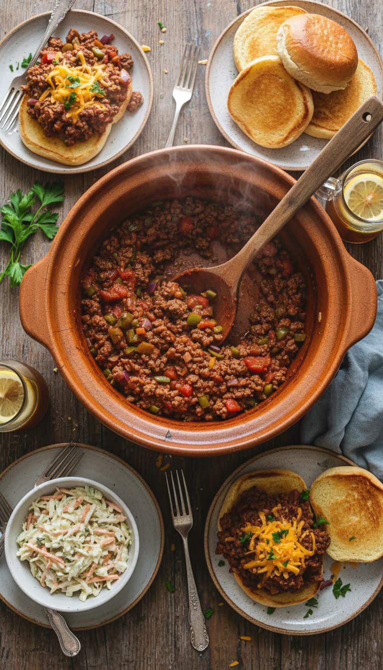 30 Slow Cooker Dump Dinners (5 Ingredients or Less) 68 Slow Cooker Dump Sloppy Joe Dinner
