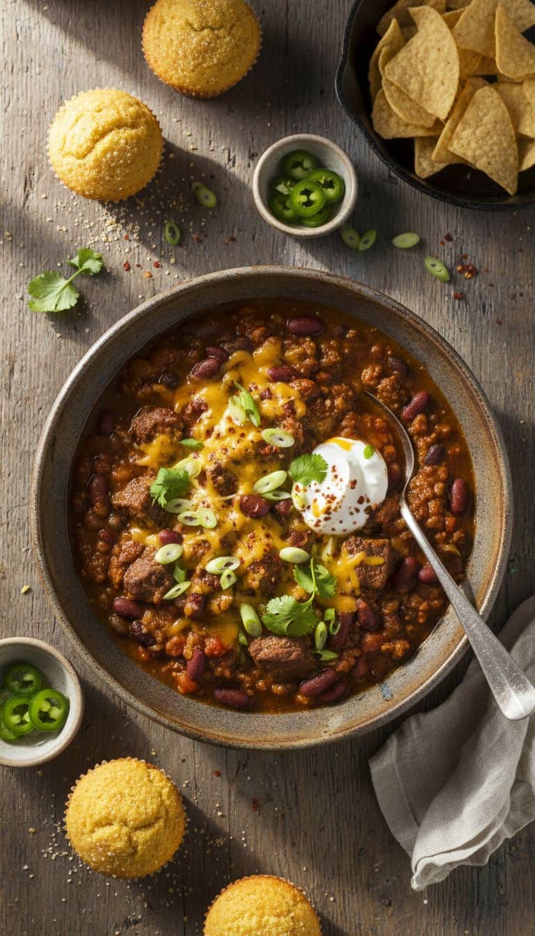 25 Slow Cooker Chili Recipes for Game Day 56 Slow Cooker Texas-Style Beef Chili