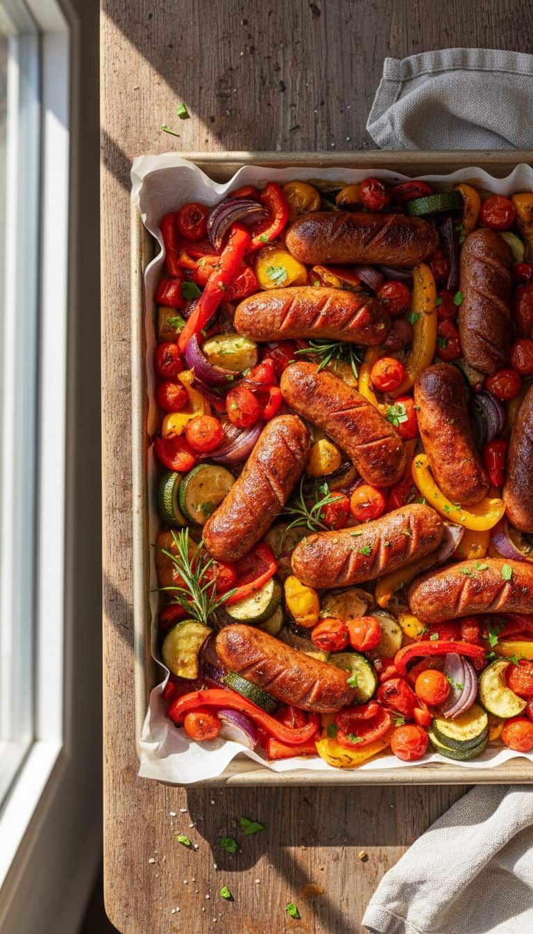 30 Sheet Pan Dinners Ready in 30 Minutes 83 Smoky Paprika Sausage Sheet Pan Dinner