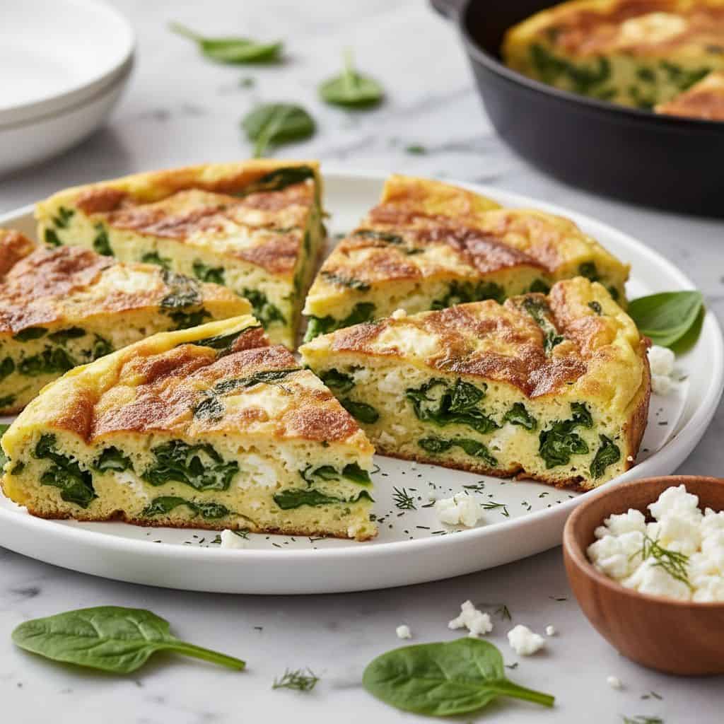 30 New Year's Day Brunch Recipes to Start Fresh 68 Spinach Feta Frittata Slices