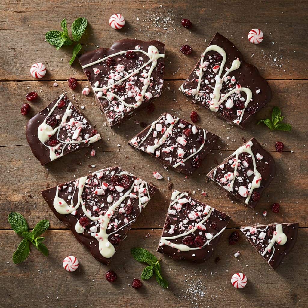 Sugar-Free Chocolate Peppermint Holiday Bark
