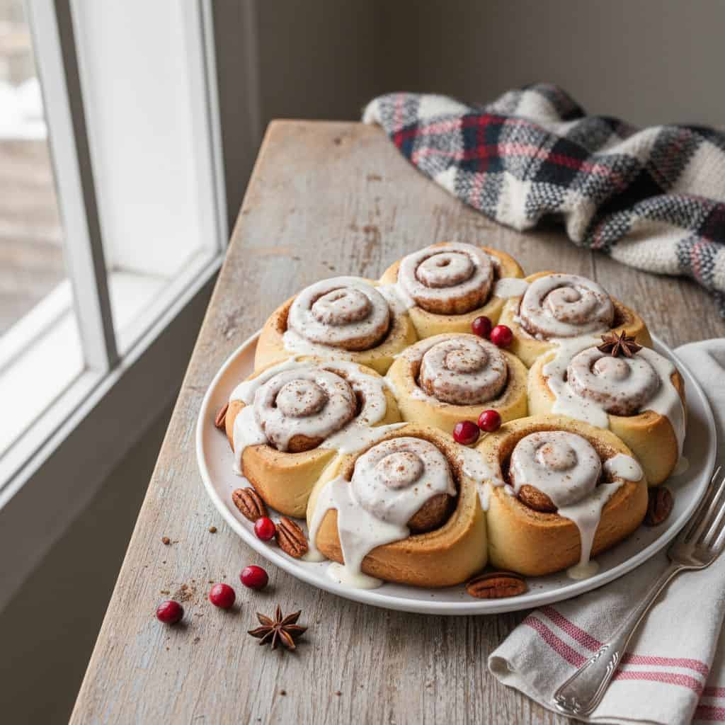 Sugar-Free Cinnamon Roll Holiday Dessert