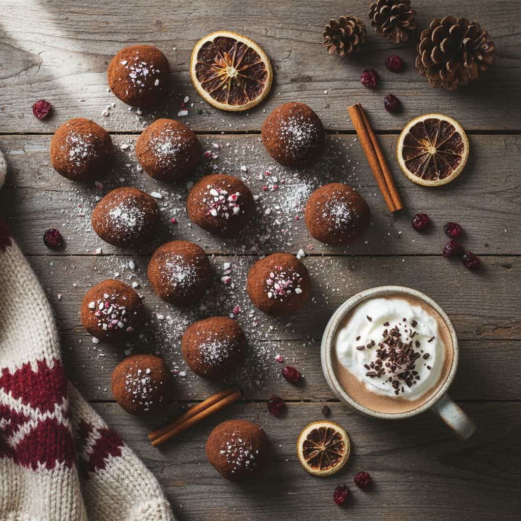 Sugar-Free Hot Chocolate Holiday Truffles