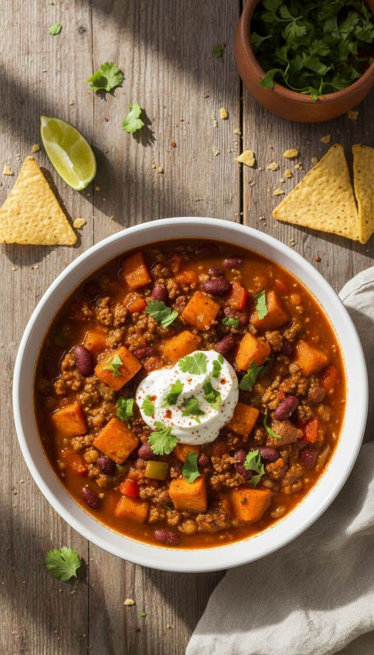 25 Slow Cooker Chili Recipes for Game Day 59 Sweet Potato Slow Cooker Chili