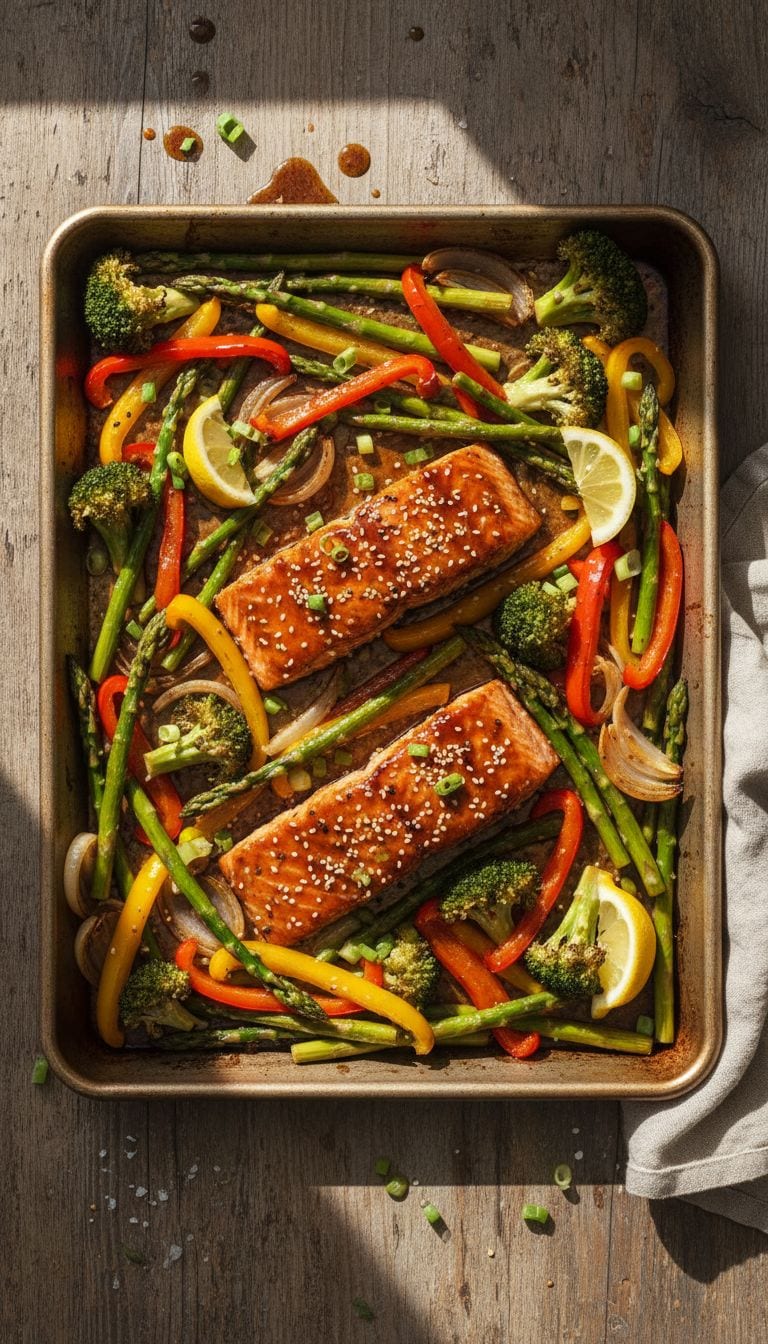 30 Sheet Pan Dinners Ready in 30 Minutes 65 Teriyaki Salmon Sheet Pan Dinner