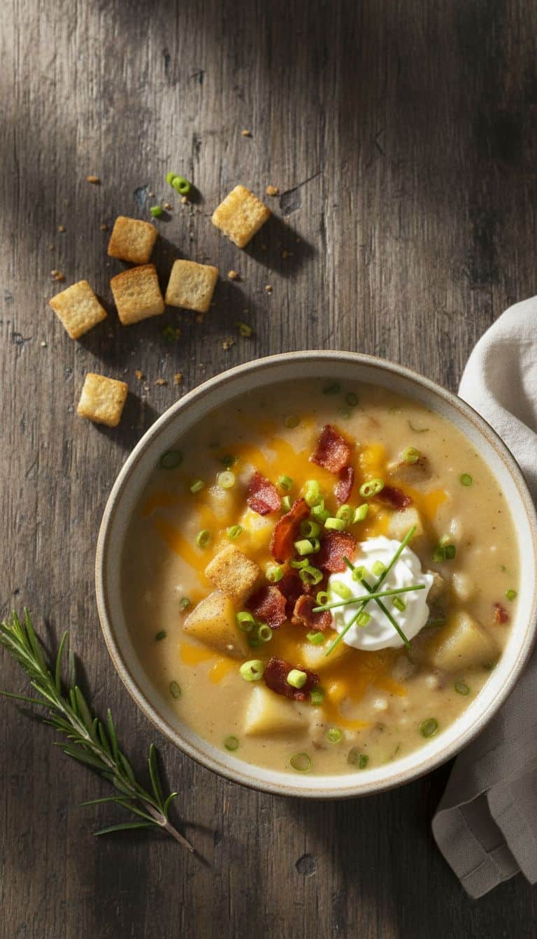 25 Copycat Restaurant Soup Recipes to Make at Home 64 TGI Friday's Loaded Baked Potato Soup