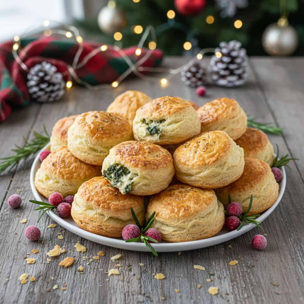 Spinach Artichoke Puffs