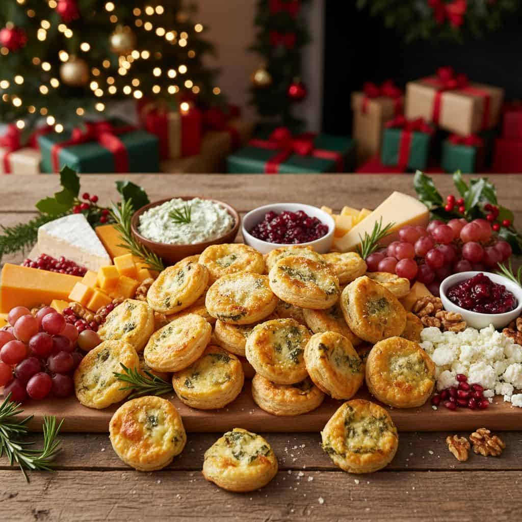Festive Cheese Cracker Platter