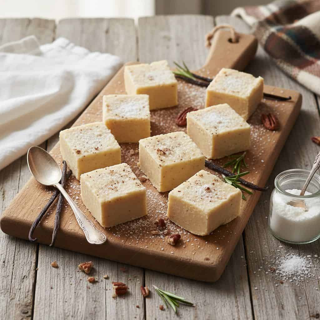 Vanilla Bean Sugar-Free Holiday Fudge