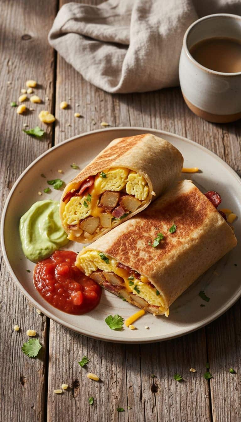 25 Warm Breakfast Ideas for Cold Mornings 56 Warm Breakfast Burrito with Eggs