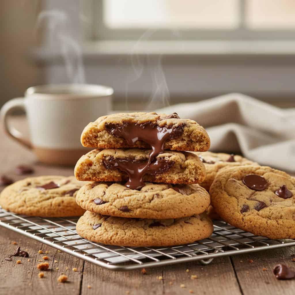 Warm Chocolate Chip Cookies