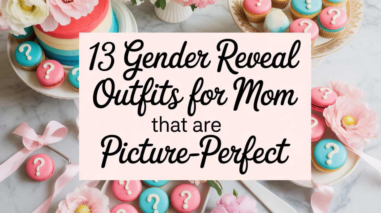 Picture-Perfect Gender Reveal Outfits for Mom 1