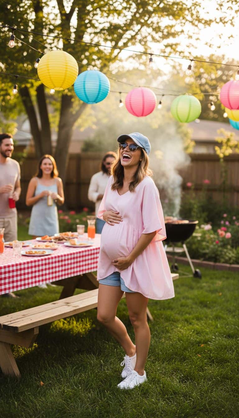 Backyard BBQ Gender Reveal Outfit