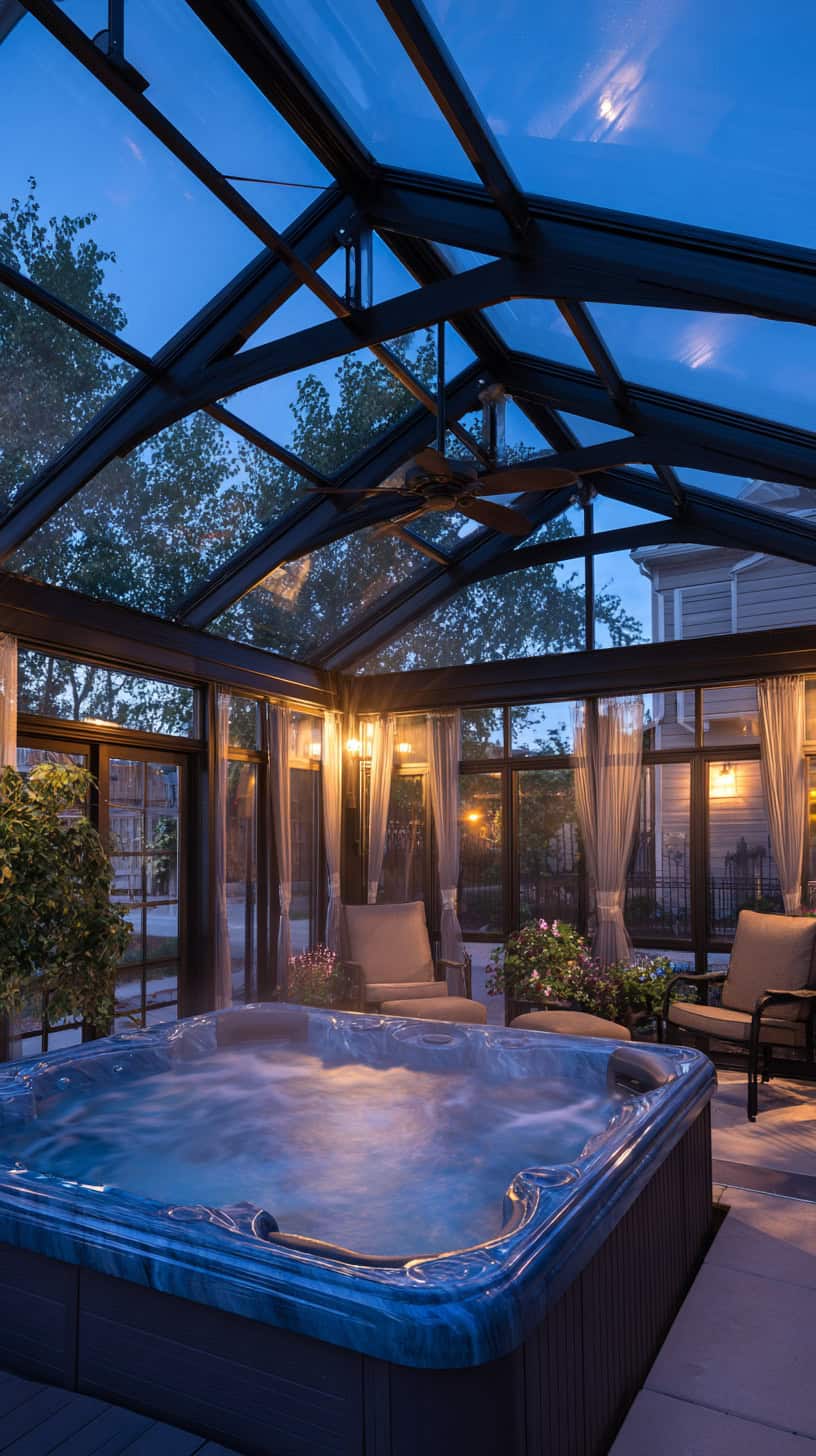 12 Cozy Hot Tub Patio Layouts for Busy Moms 49 Gazebo Screening Enclosure