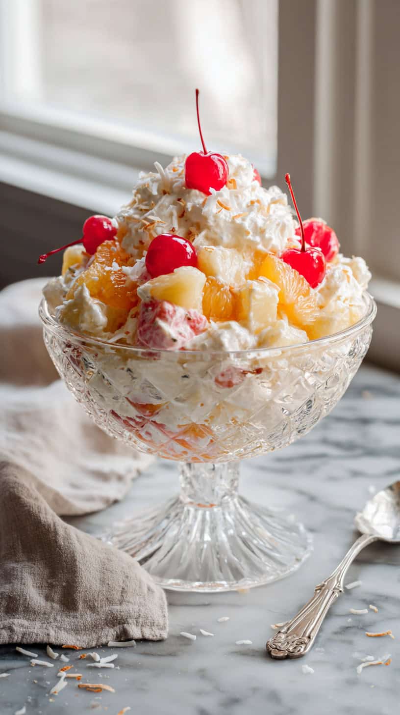 Old-Fashioned Ambrosia Salad Recipe - Image 1
