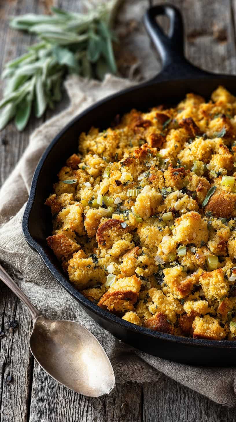 Old-Fashioned Cornbread Dressing Recipe - Image 1