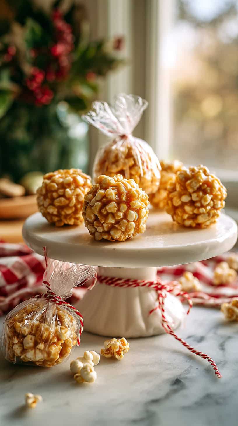Old-Fashioned Popcorn Balls Holiday Treat - Image 1