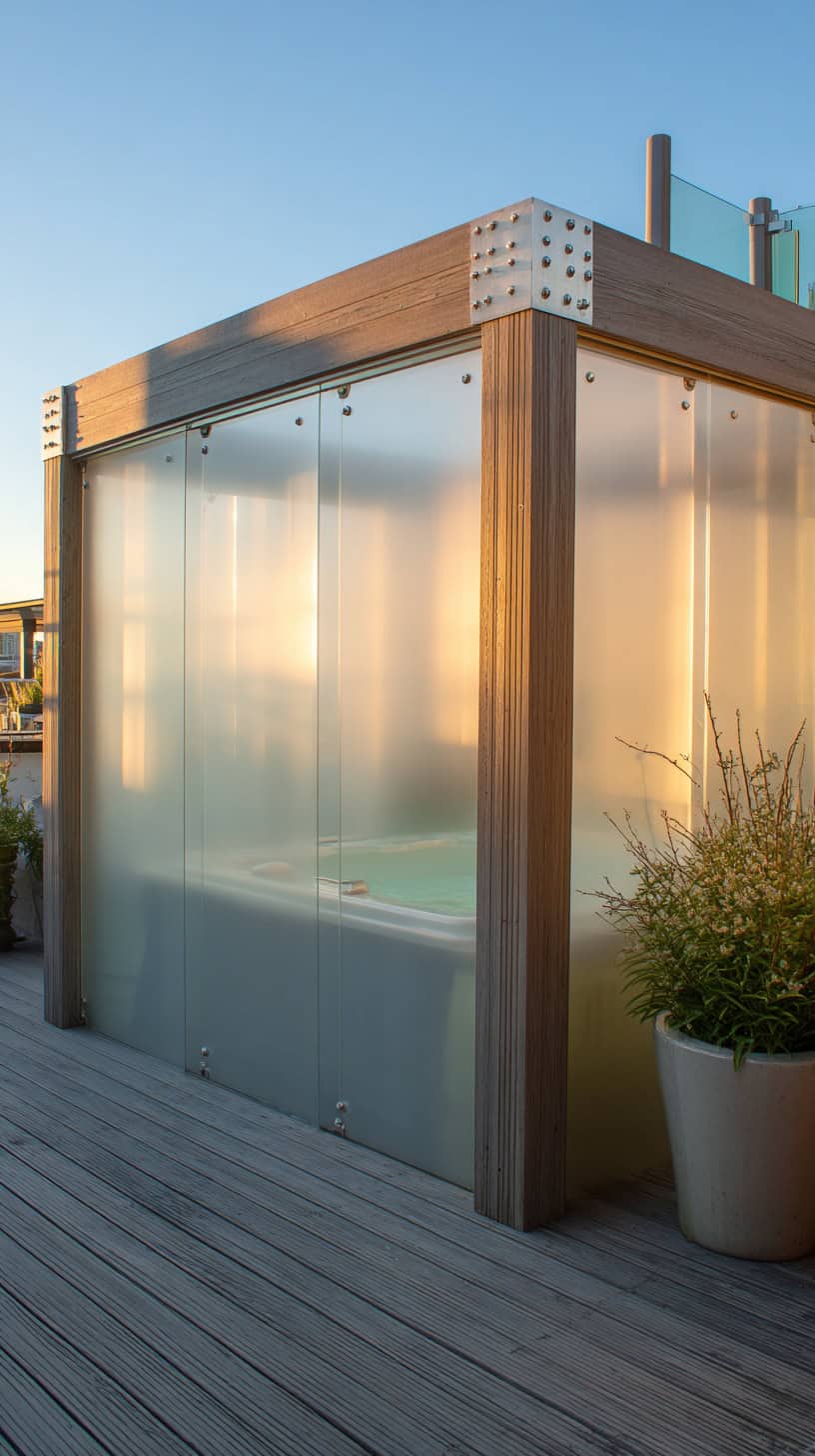 12 Cozy Hot Tub Patio Layouts for Busy Moms 36 Vinyl Tarp Enclosure Sides