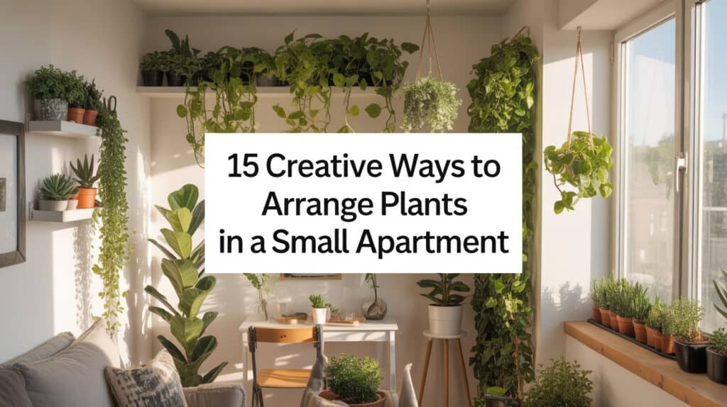15 Creative Ways to Arrange Plants in a Small Apartment