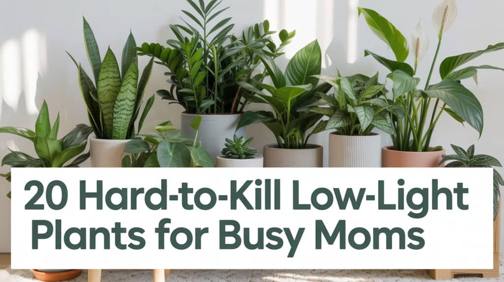 20 Hard-to-Kill Low-Light Plants for Busy Moms