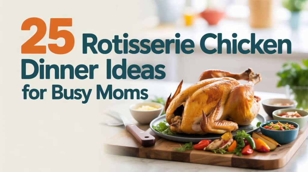 25 Rotisserie Chicken Dinner Ideas for Busy Moms