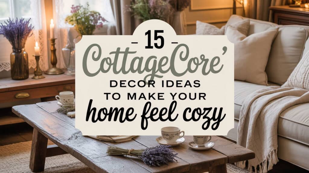 15 Cottagecore Decor Ideas to Make Your Home Feel Cozy