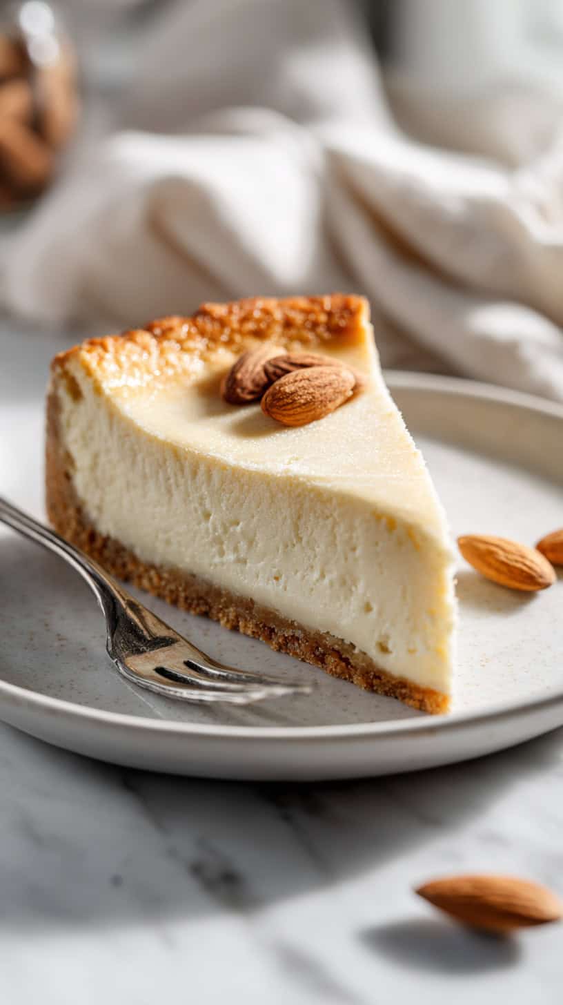 30 Sugar-Free Slow Cooker Desserts for Busy Moms 71 Almond Flour Cheesecake