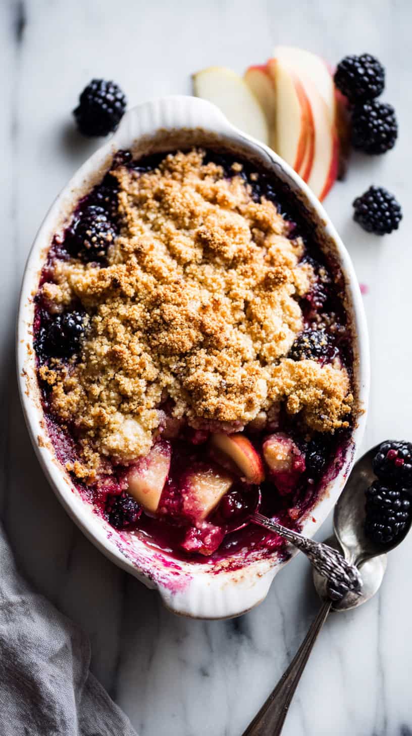 25 Diabetic-Friendly Dessert Recipes for Busy Moms 64 Apple-Berry Cobbler