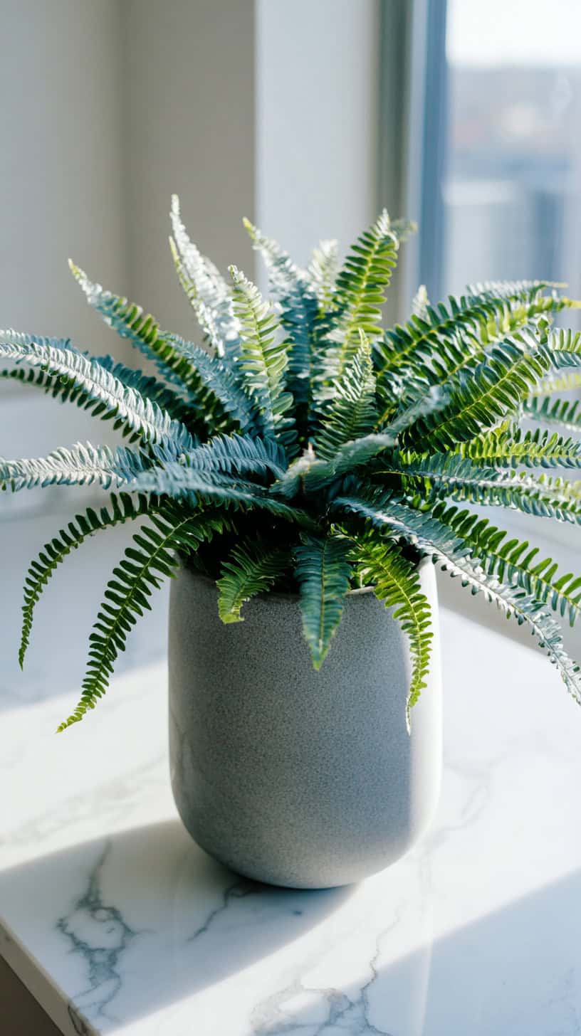 20 Hard-to-Kill Low-Light Plants for Busy Moms 108 Blue Star Fern