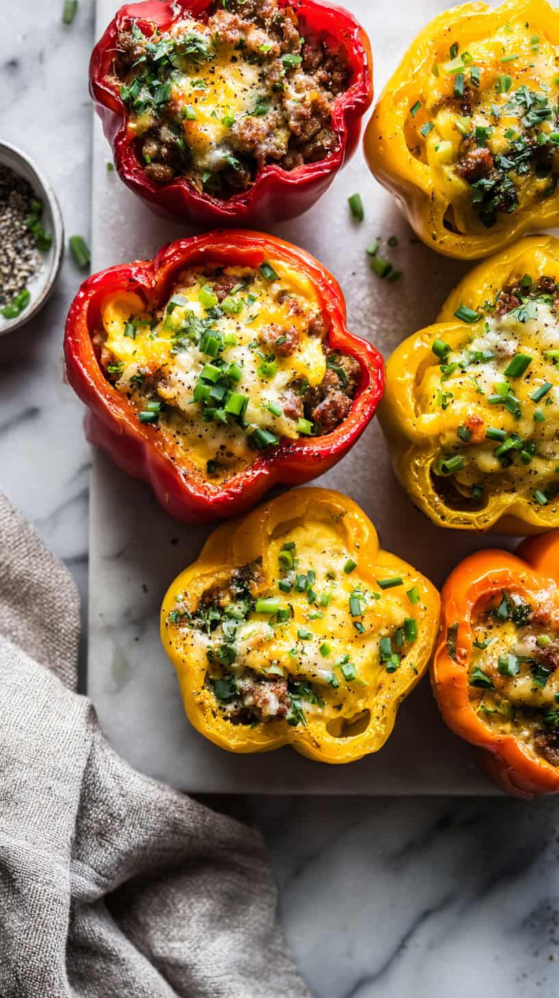 Breakfast Stuffed Peppers