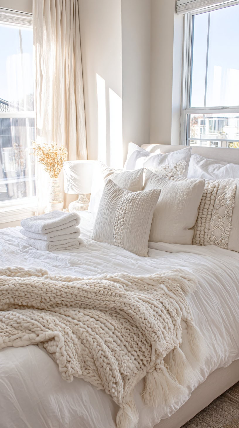 15 Cozy Guest Room Ideas That Feel Like a Hotel 84 Bright Breezy Whites