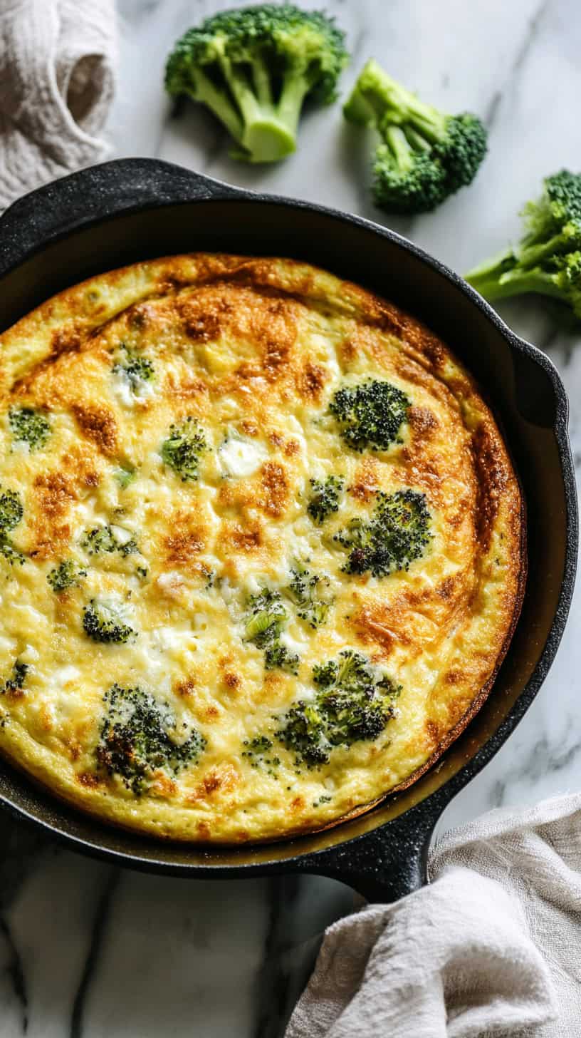 30 Sugar-Free Breakfast Ideas to Start Your Day Right 88 Broccoli Cheese Frittata
