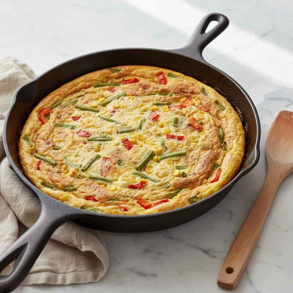 30 Pantry Meals You Can Make When You're Snowed In for Days 164 Canned Vegetable Frittata
