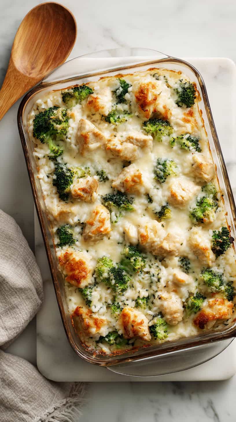 25 Dump-and-Bake Casserole Recipes for Busy Moms 53 Chicken Broccoli Rice Casserole