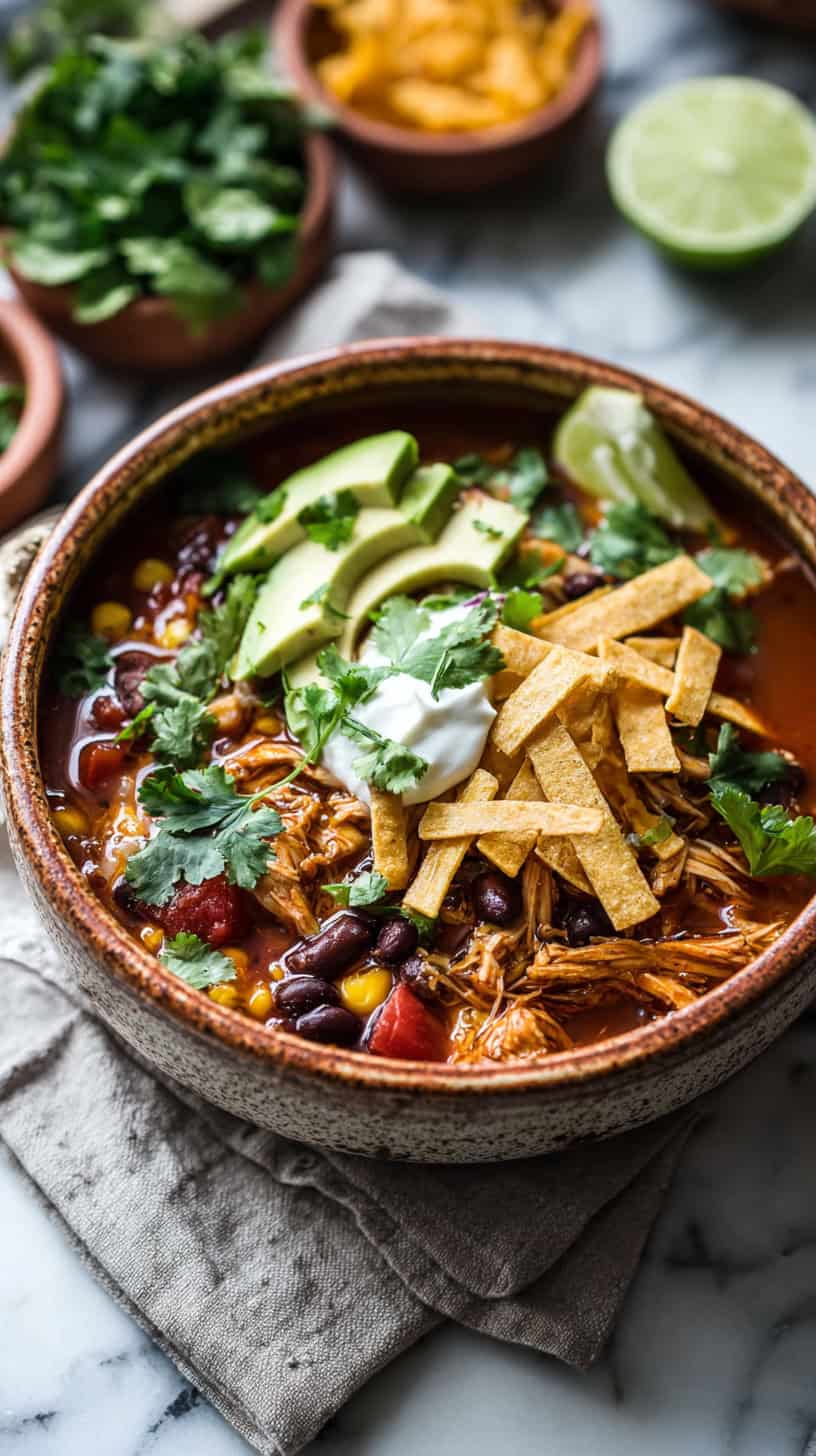 25 Rotisserie Chicken Dinner Ideas for Busy Moms 71 Chicken Tortilla Soup