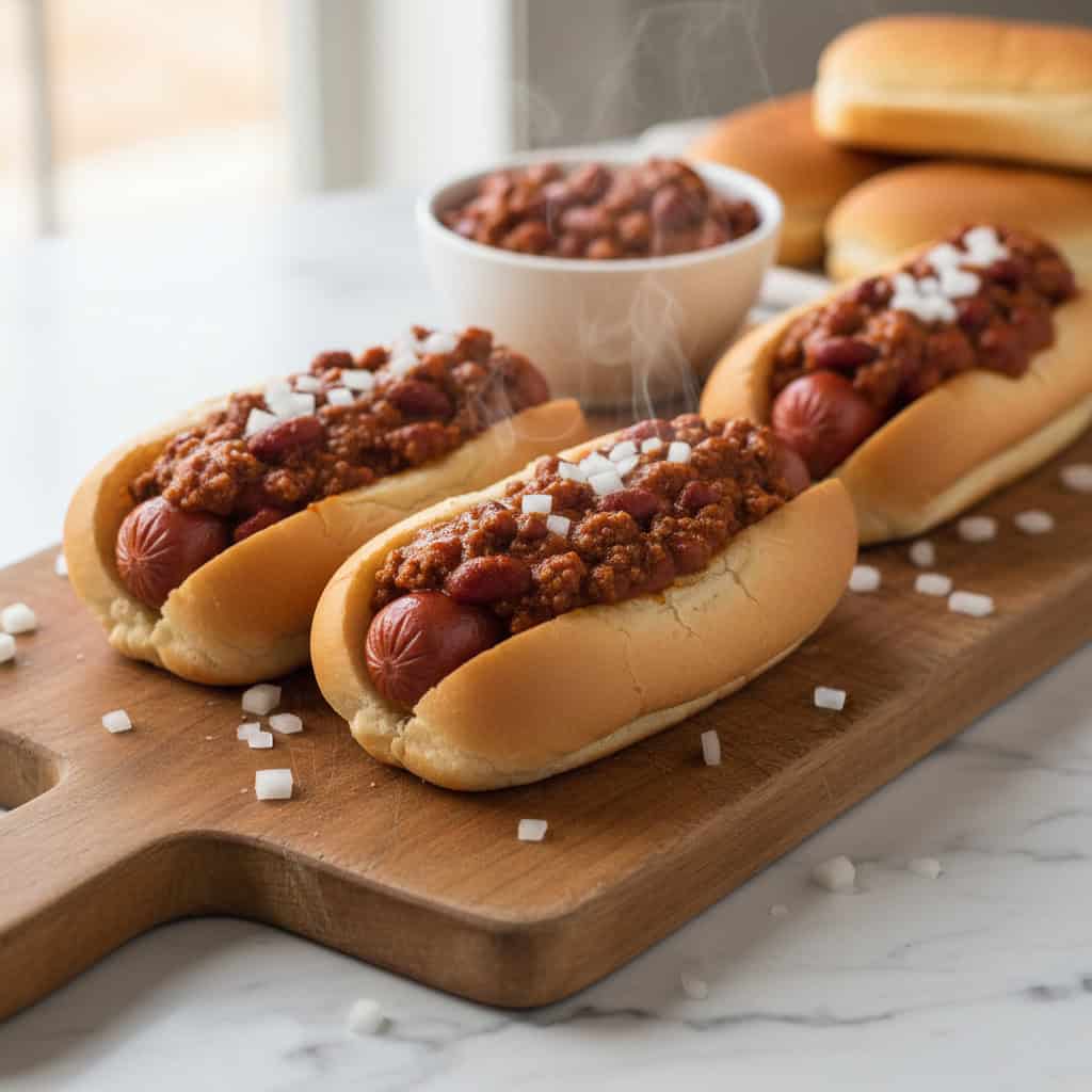 30 Pantry Meals You Can Make When You're Snowed In for Days 138 Chili Dogs