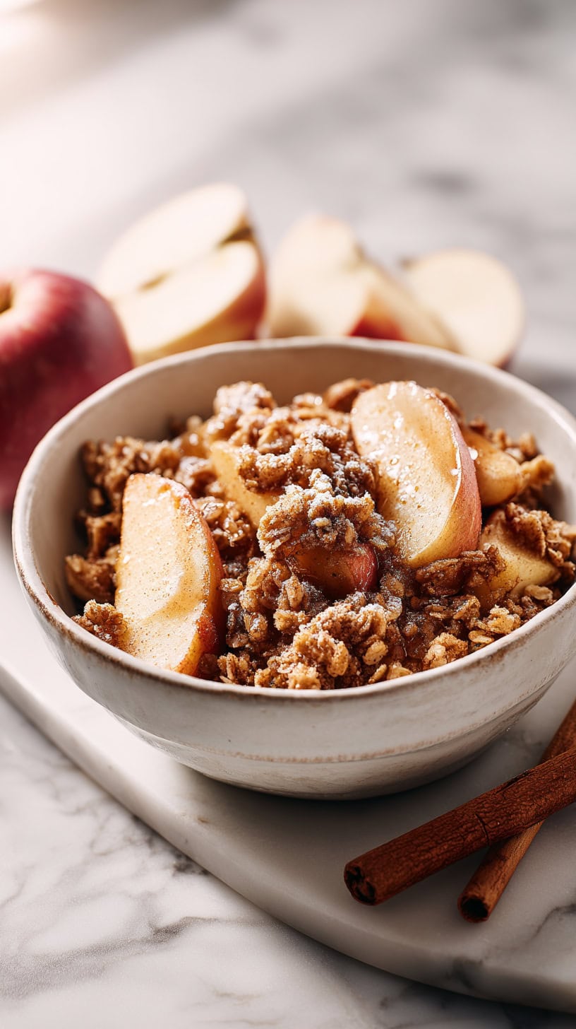 30 Sugar-Free Slow Cooker Desserts for Busy Moms 67 Cinnamon Apple Crisp
