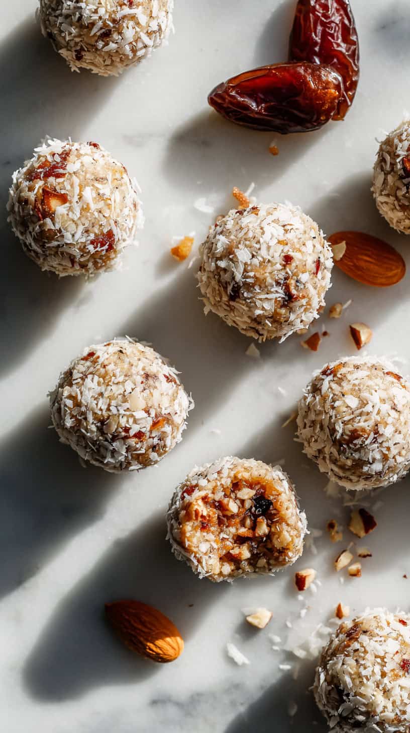 25 Diabetic-Friendly Dessert Recipes for Busy Moms 73 Coconut Date Nut Balls